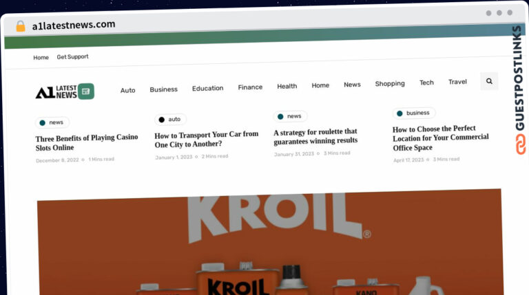 Publish Guest Post on a1latestnews.com