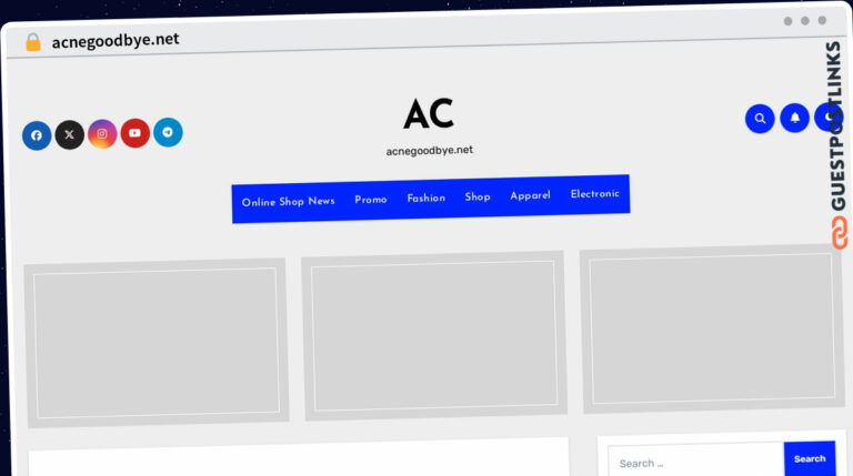 Publish Guest Post on acnegoodbye.net