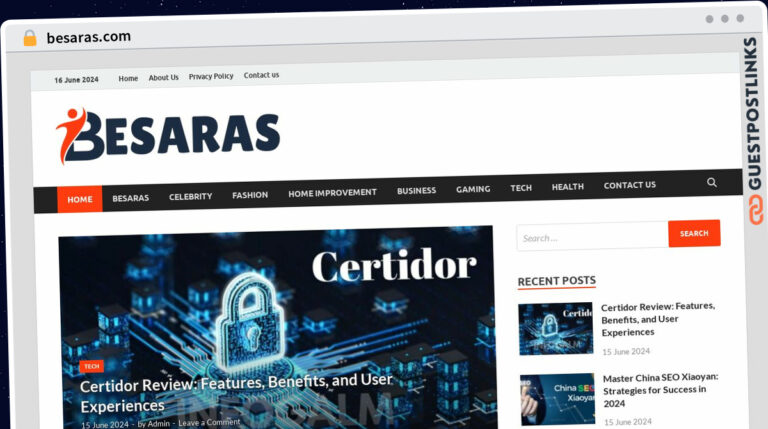 Publish Guest Post on besaras.com