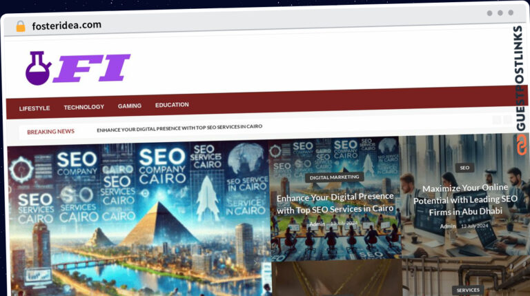 Publish Guest Post on fosteridea.com