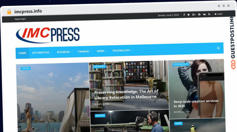 Publish Guest Post on imcpress.info