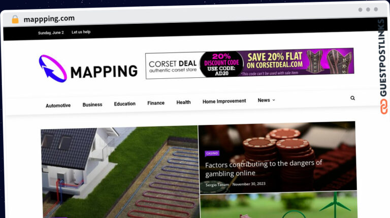 Publish Guest Post on mappping.com