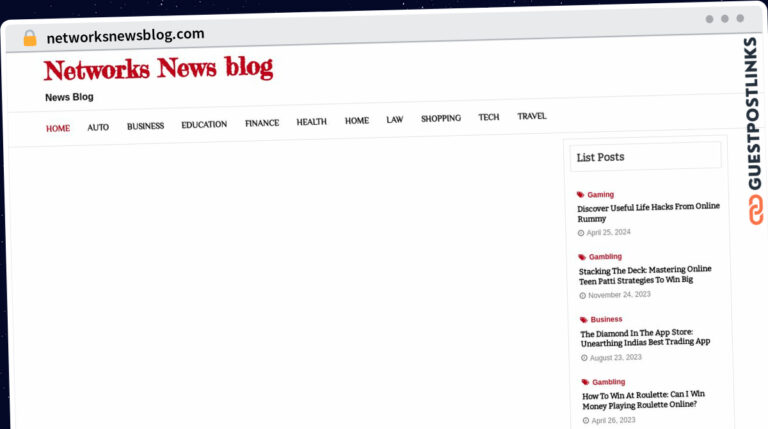Publish Guest Post on networksnewsblog.com