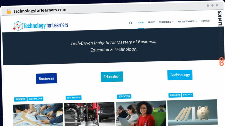 Publish Guest Post on technologyforlearners.com