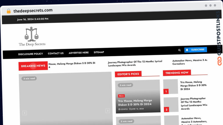 Publish Guest Post on thedeepsecrets.com