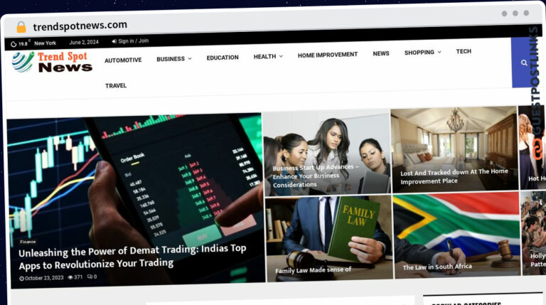 Publish Guest Post on trendspotnews.com