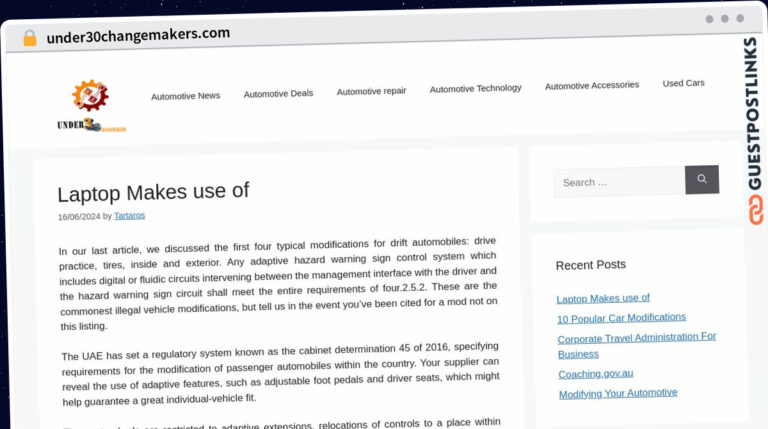 Publish Guest Post on under30changemakers.com