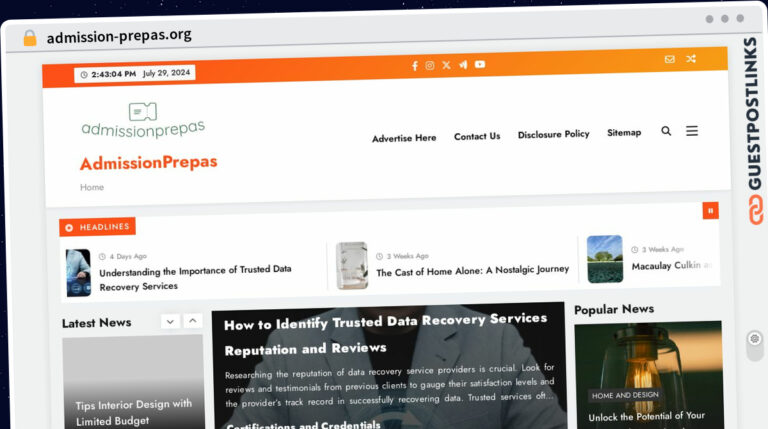 Publish Guest Post on admission-prepas.org