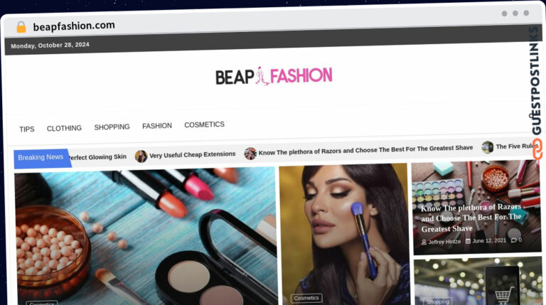 Publish Guest Post on beapfashion.com