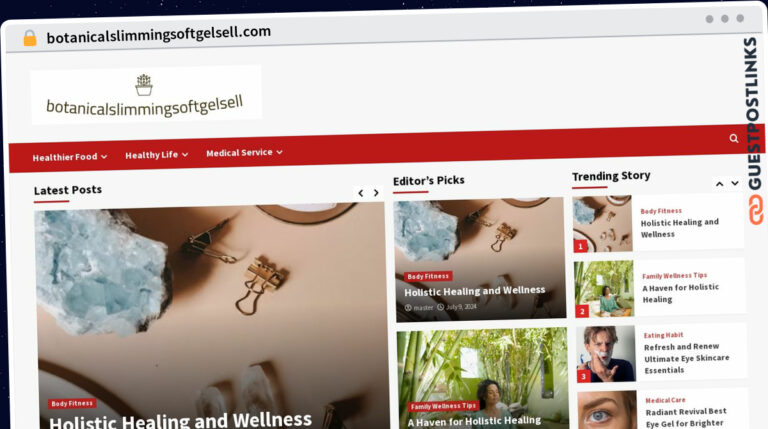 Publish Guest Post on botanicalslimmingsoftgelsell.com