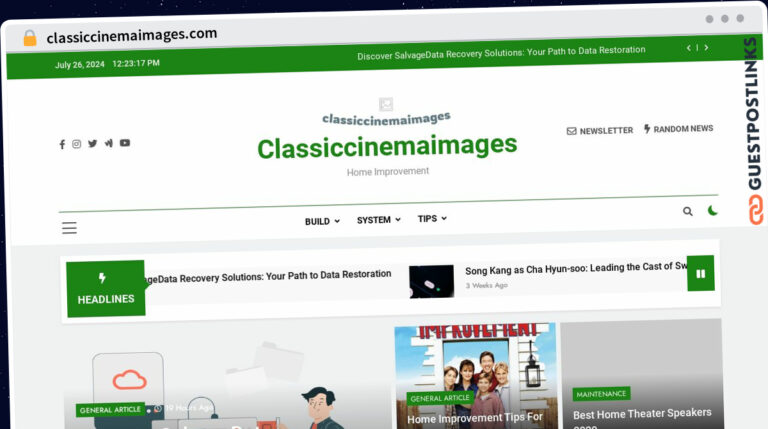 Publish Guest Post on classiccinemaimages.com