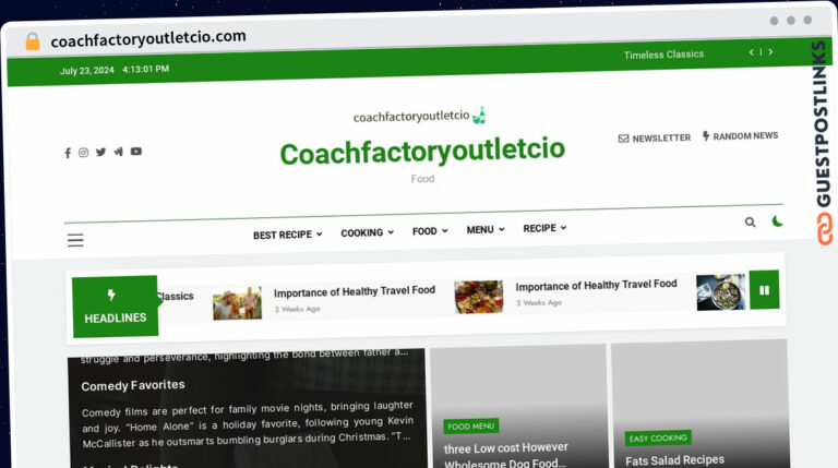 Publish Guest Post on coachfactoryoutletcio.com