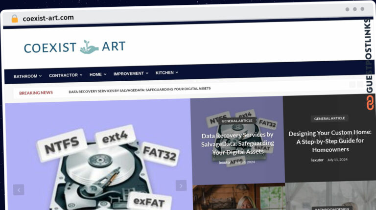 Publish Guest Post on coexist-art.com