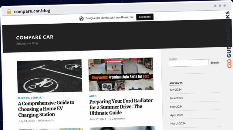 Publish Guest Post on compare.car.blog
