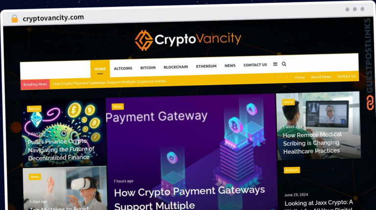 Publish Guest Post on cryptovancity.com