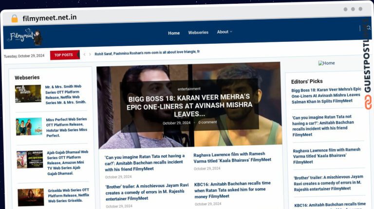 Publish Guest Post on filmymeet.net.in
