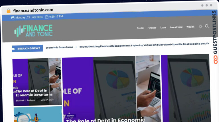 Publish Guest Post on financeandtonic.com