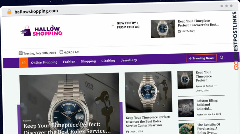 Publish Guest Post on hallowshopping.com