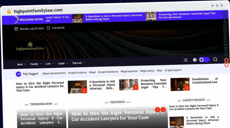 Publish Guest Post on highpointfamilylaw.com