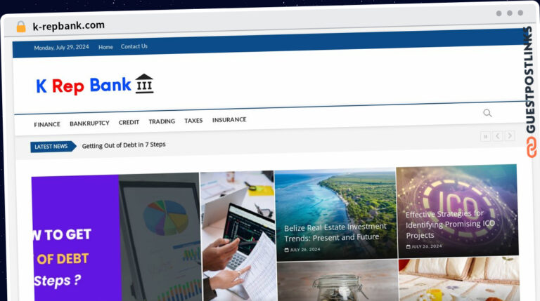 Publish Guest Post on k-repbank.com
