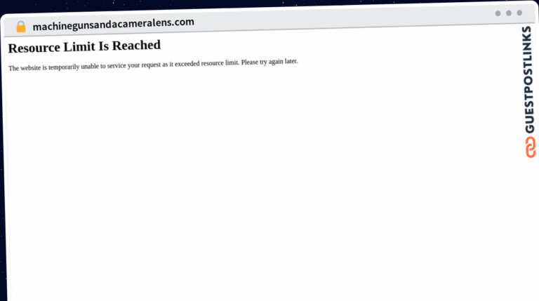 Publish Guest Post on machinegunsandacameralens.com