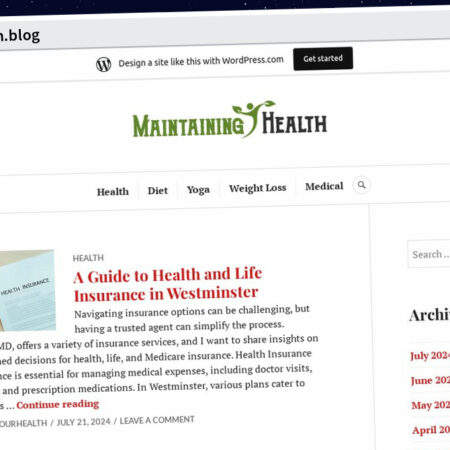 Publish Guest Post on maintaining.health.blog