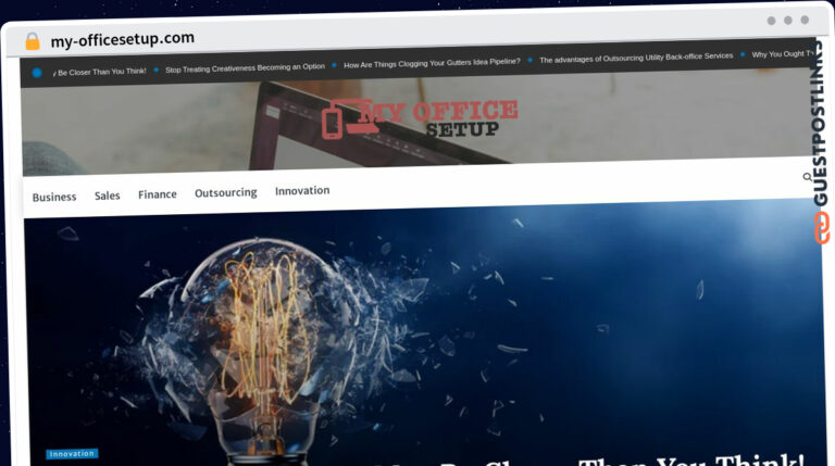Publish Guest Post on my-officesetup.com