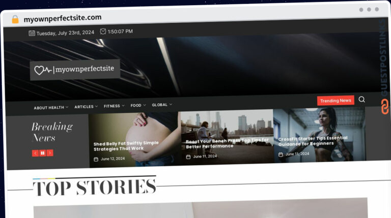 Publish Guest Post on myownperfectsite.com