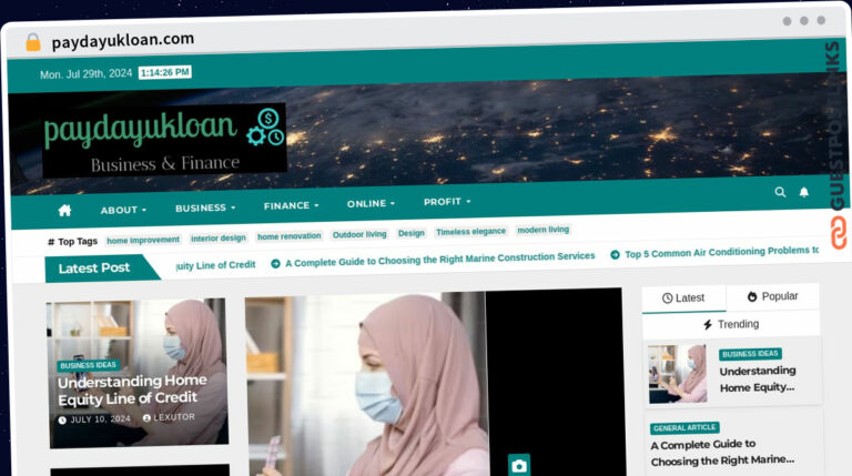 Publish Guest Post on paydayukloan.com