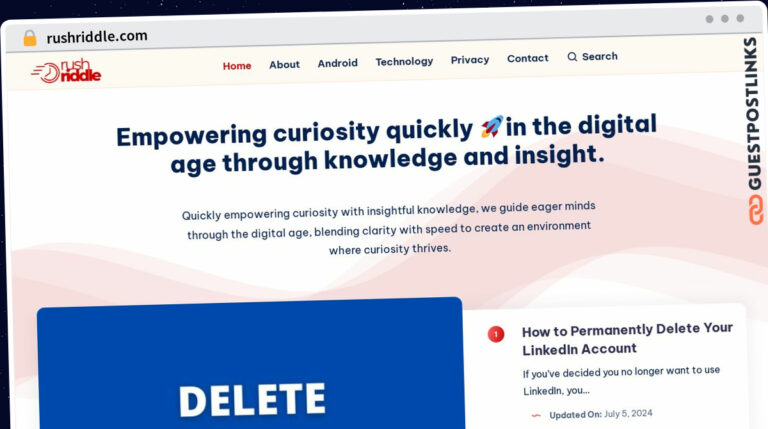 Publish Guest Post on rushriddle.com