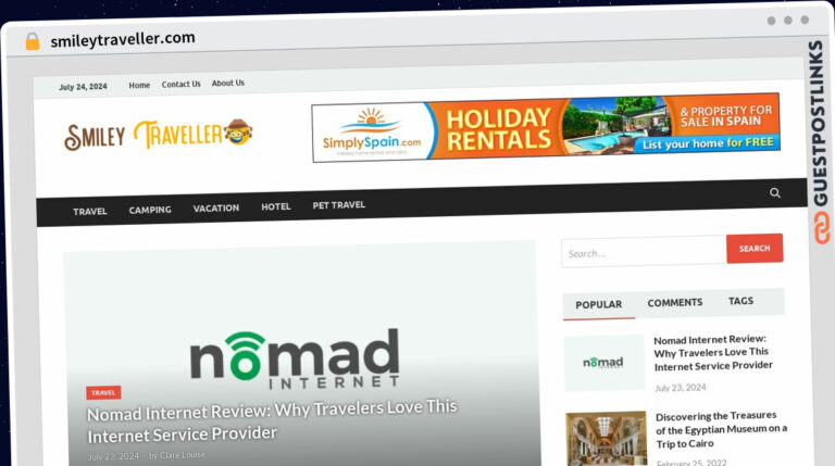 Publish Guest Post on smileytraveller.com