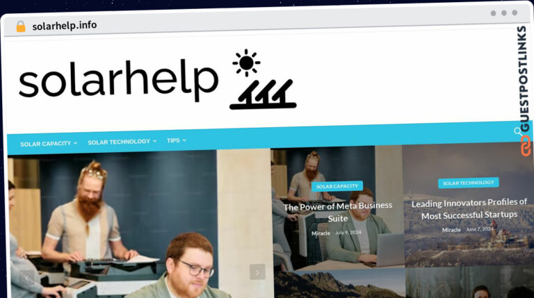 Publish Guest Post on solarhelp.info