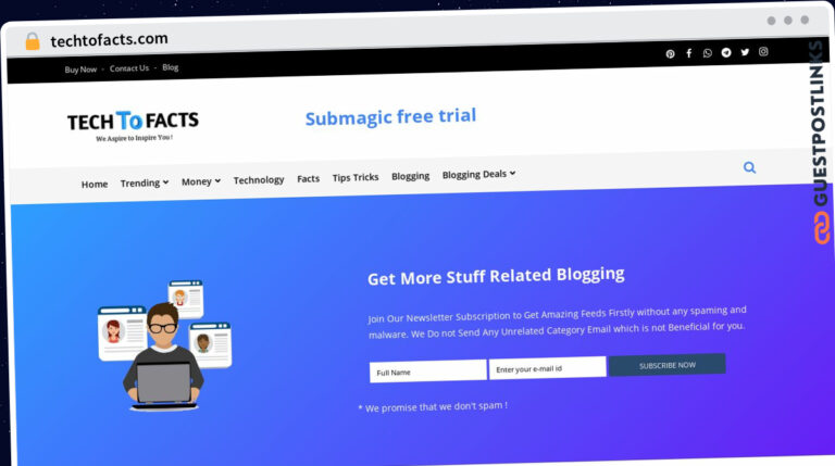 Publish Guest Post on techtofacts.com