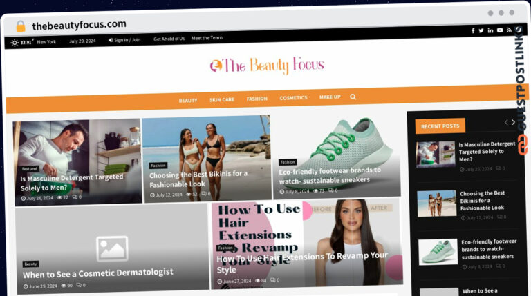 Publish Guest Post on thebeautyfocus.com