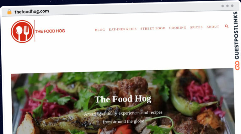 Publish Guest Post on thefoodhog.com