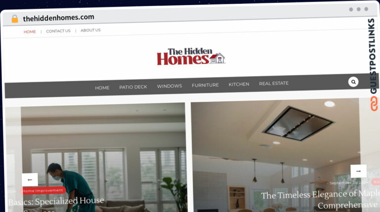 Publish Guest Post on thehiddenhomes.com