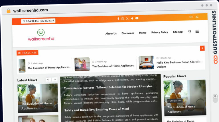 Publish Guest Post on wallscreenhd.com