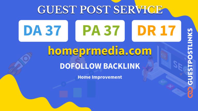 Buy Guest Post on homeprmedia.com
