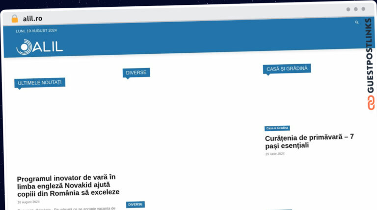 Publish Guest Post on alil.ro