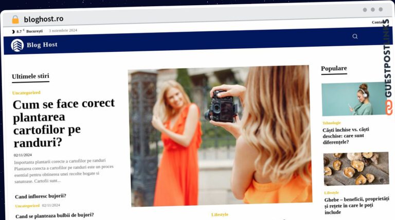 Publish Guest Post on bloghost.ro