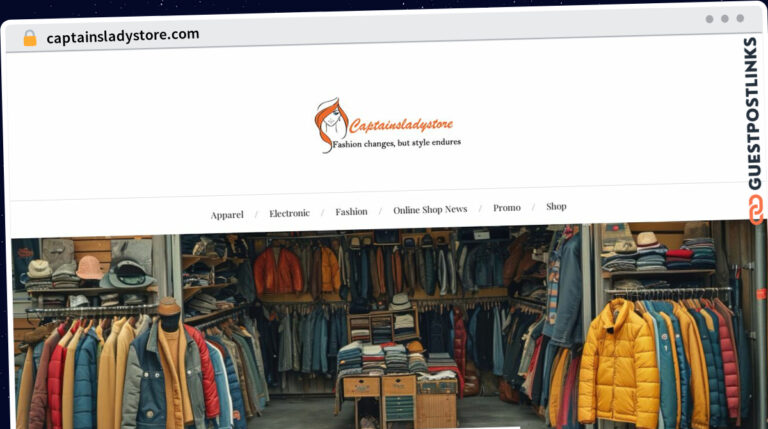 Publish Guest Post on captainsladystore.com