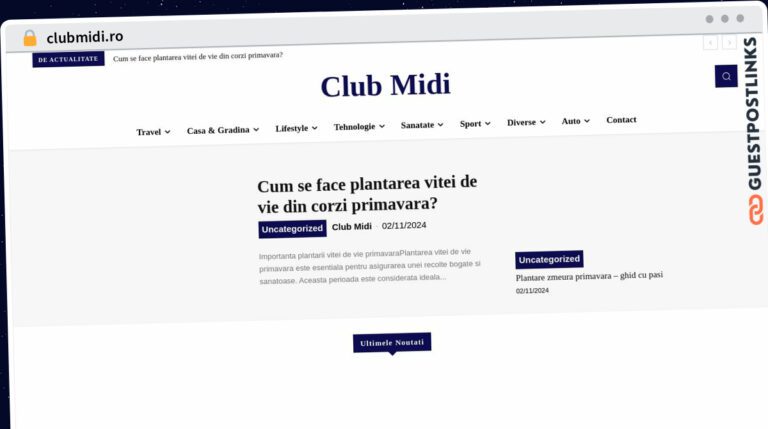 Publish Guest Post on clubmidi.ro