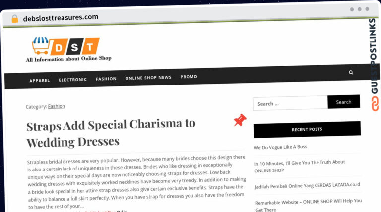 Publish Guest Post on debslosttreasures.com