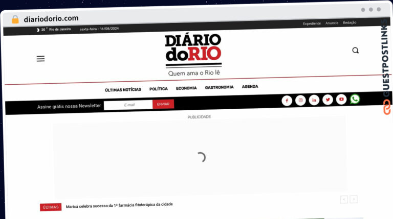 Publish Guest Post on diariodorio.com