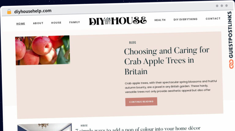 Publish Guest Post on diyhousehelp.com