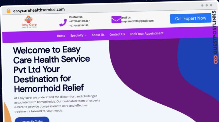 Publish Guest Post on easycarehealthservice.com