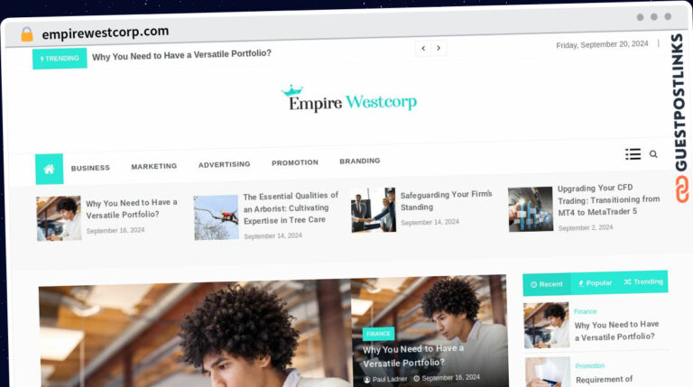 Publish Guest Post on empirewestcorp.com