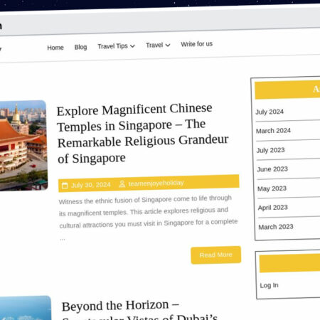 Publish Guest Post on enjoyeholiday.com
