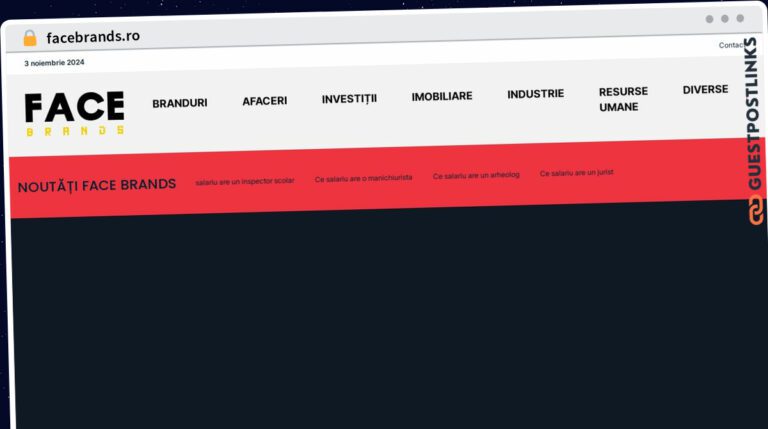 Publish Guest Post on facebrands.ro
