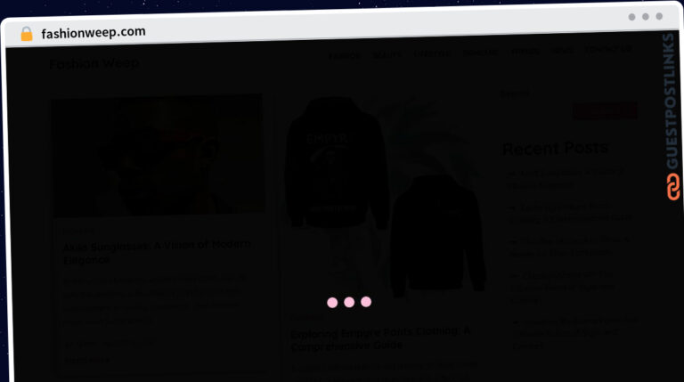 Publish Guest Post on fashionweep.com